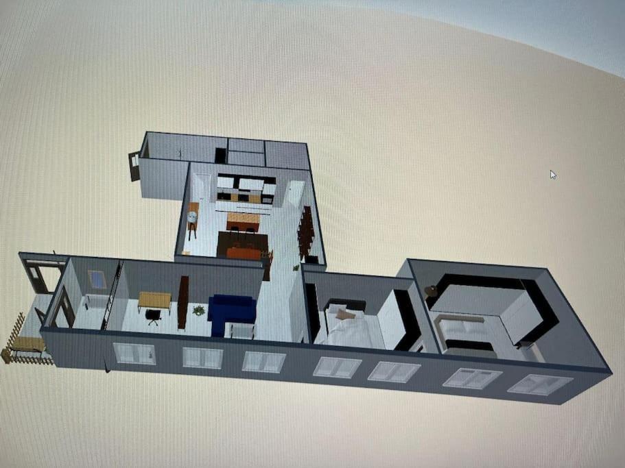 Barrierefreie Schoene Wohnung Im Eg Kossen Bagian luar foto